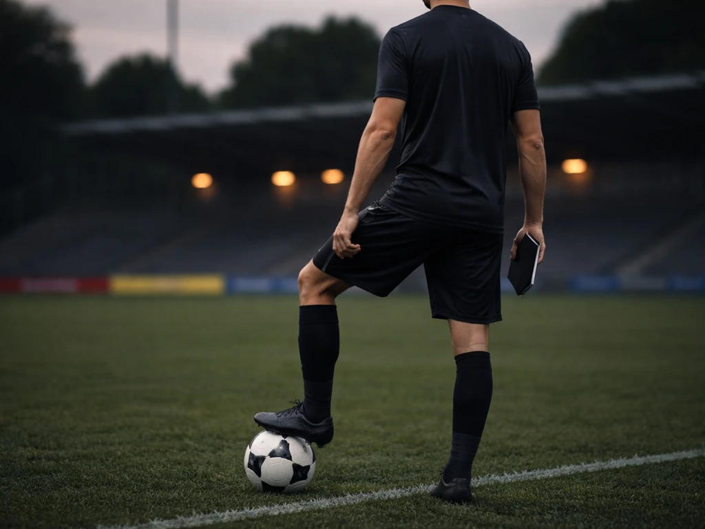 Finnish football midfielder training scene beside a muted stadium backdrop, symbolizing net worth and endorsements